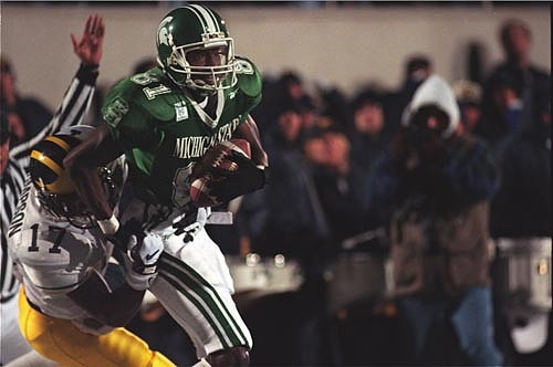1995 Season-Michigan State: Clarence Thompson (17)