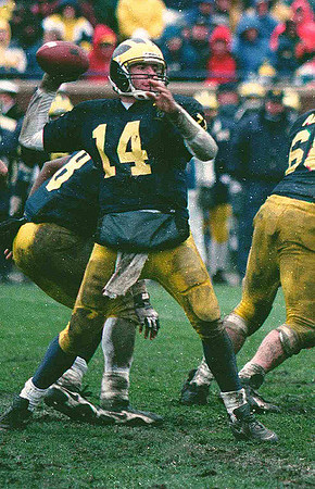 1995 Season-Purdue: Brian Griese (14), DiAllo Johnson (8), and Zach Adami (68)