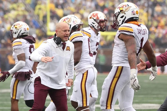 Minnesota Head Coach P. J. Fleck