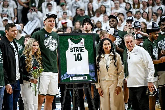 Michigan State Head Coach Tom Izzo