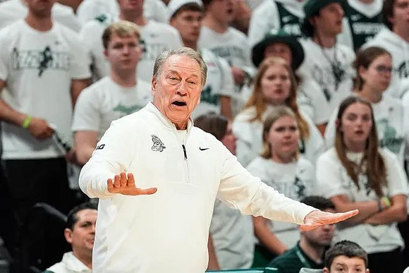 Michigan State Head Coach Tom Izzo
