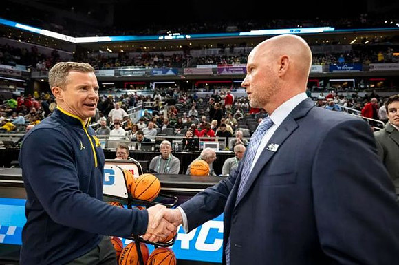 Dusty May and Maryland Head Coach Kevin Willard