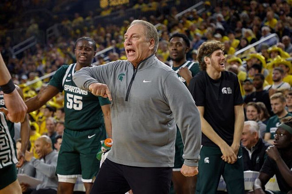 Michigan State Head Coach Tom Izzo