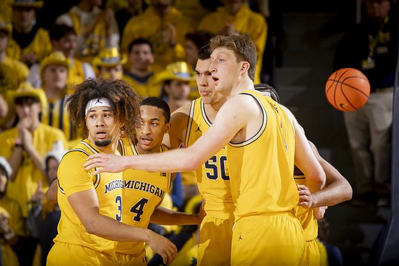 Tre Donaldson (3), Nimari Burnett (4), Vladislav Goldin (50), and Danny Wolf (1)