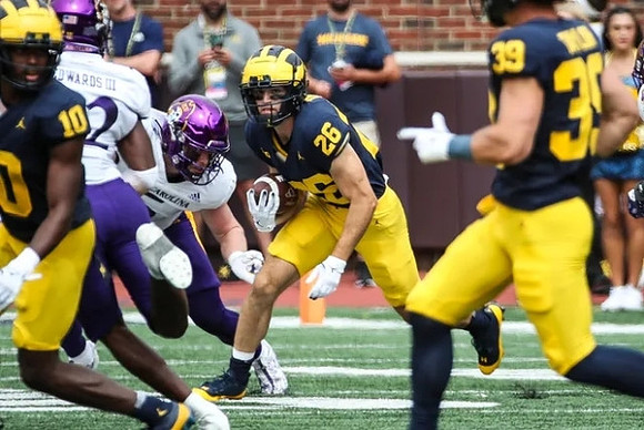 Zeke Berry (10), Jake Thaw (26), and Joe Taylor (39)