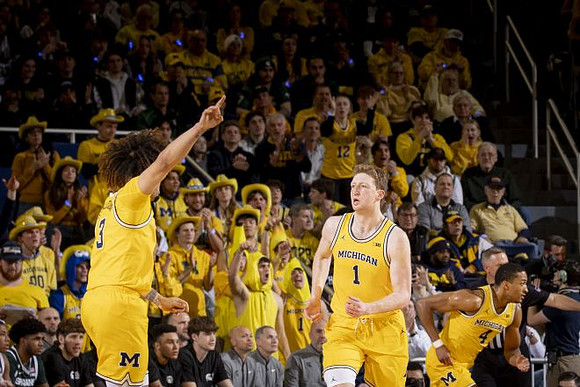 Tre Donaldson (3), Danny Wolf (1), and Nimari Burnett (4)