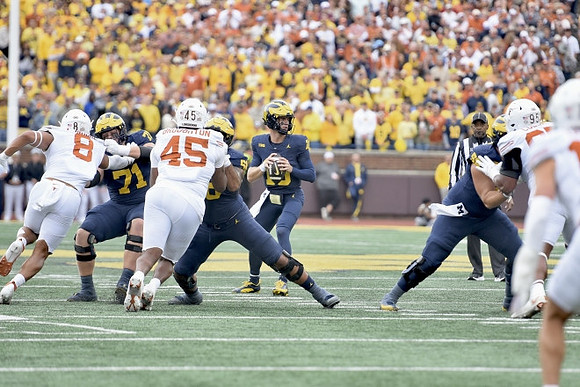 Evan Link (71) and Davis Warren (16)