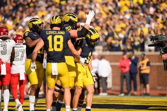 Cornelius Johnson (6), Colston Loveland (18), Karsen Barnhart (52), and Roman Wilson (1)