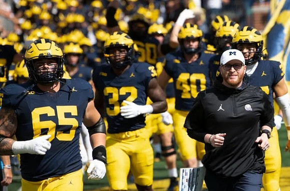 Jay Harbaugh and Michigan Team