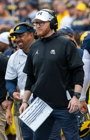 Mike Hart and Jay Harbaugh