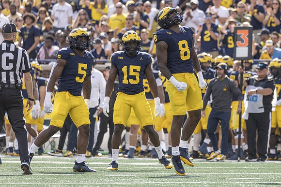 Josaiah Stewart (5), Ernest Hausmann (15), and Derrick Moore (8)