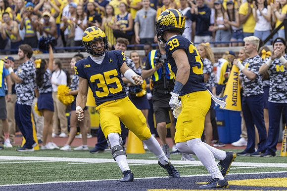 Caden Kolesar (35) and Joe Taylor (39)