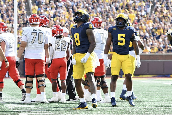Derrick Moore (8) and Josaiah Stewart (5)