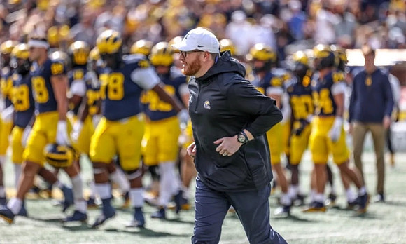 Jay Harbaugh and Michigan Team