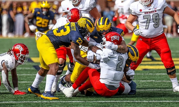Junior Colson (25), Michael Barrett (23), and Mason Graham (55)