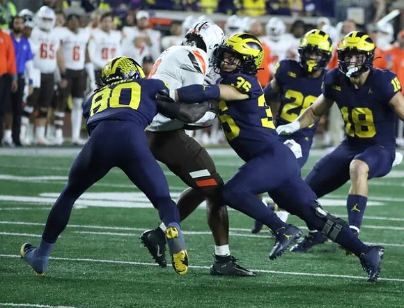 Eamonn Dennis (80), Caden Kolesar (35), and Colston Loveland (18)