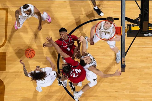 Roddy Gayle Jr. (11), Tre Donaldson (3), Vladislav Goldin (50), and Danny Wolf (1)