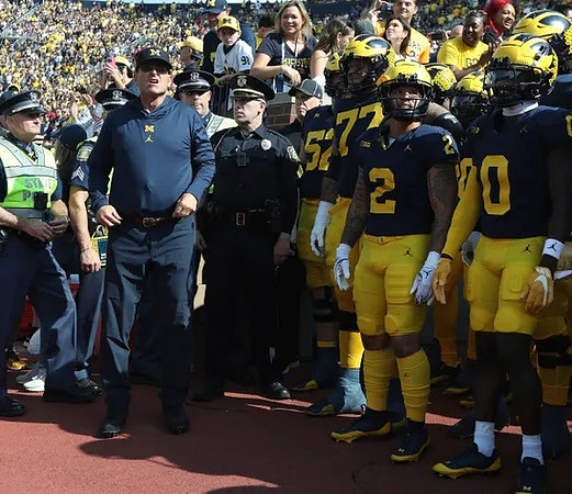 Jim Harbaugh and Michigan Team