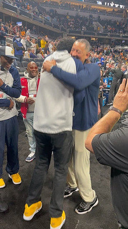 Chris Webber and Juwan Howard