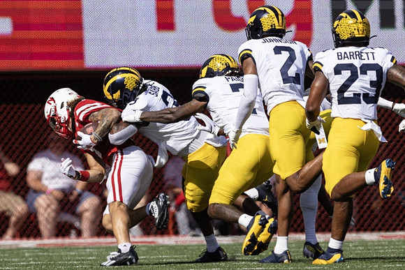 Keon Sabb (3), Makari Paige (7), Will Johnson (2), and Michael Barrett (23)