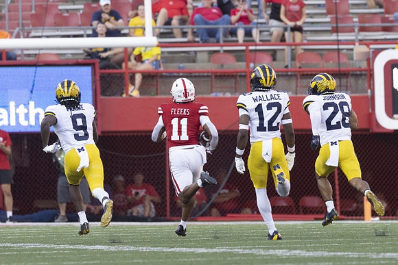 Rod Moore (9), Josh Wallace (12), and Quinten Johnson (28)
