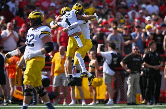 Karsen Barnhart (52), Roman Wilson (1), and J.J. McCarthy (9)