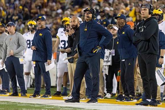 Jim Harbaugh and Michigan Team