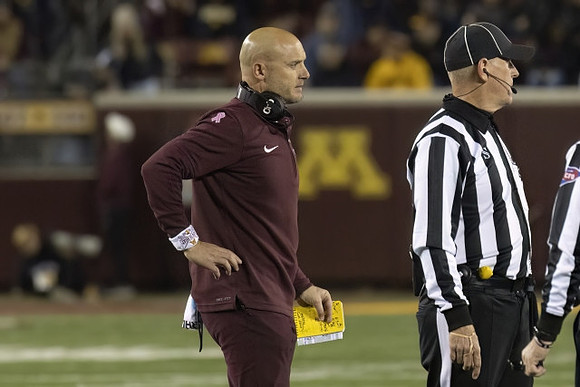Minnesota Head Coach P. J. Fleck
