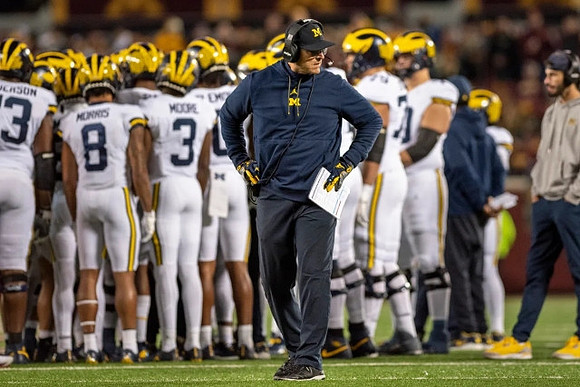 Jim Harbaugh and Michigan Team