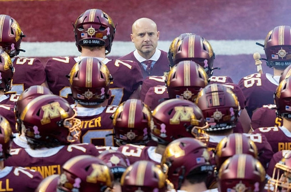 Minnesota Head Coach P. J. Fleck