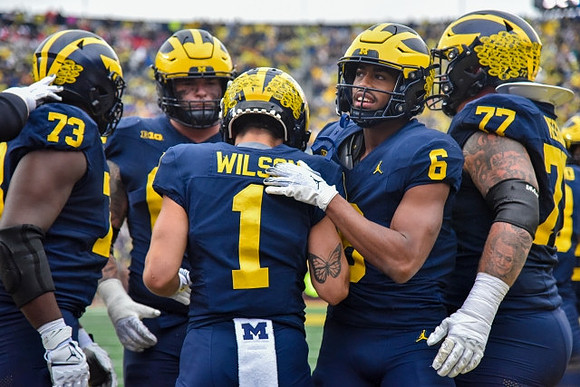 LaDarius Henderson (73), Roman Wilson (1), Cornelius Johnson (6), and Trevor Keegan (77)
