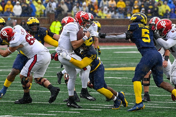 Michael Barrett (23) and Josaiah Stewart (5)