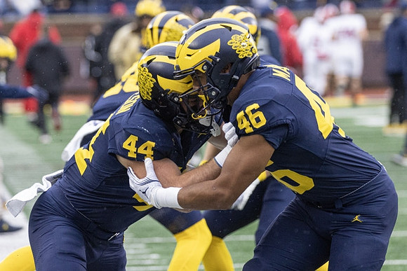 Max Bredeson (44) and Brandon Mann (46)