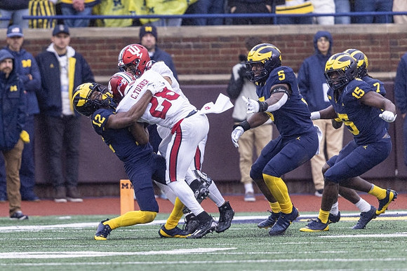 Josh Wallace (12), Josaiah Stewart (5), Ernest Hausmann (15), and Makari Paige (7)