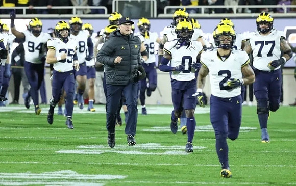 Jim Harbaugh and Michigan Team