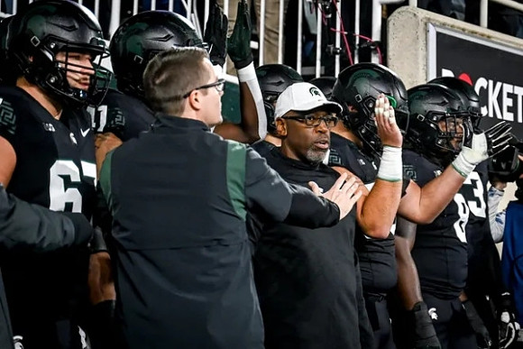 Michigan State Head Coach Harlon Barnett