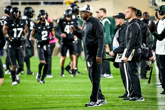 Michigan State Head Coach Harlon Barnett