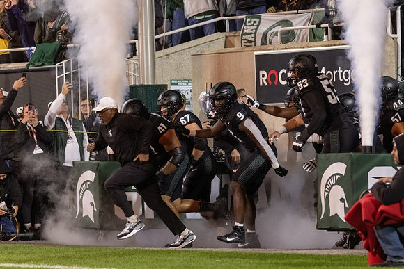 Michigan State Head Coach Harlon Barnett