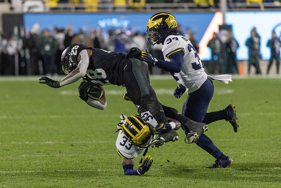 German Green (33) and Jaydon Hood (34)