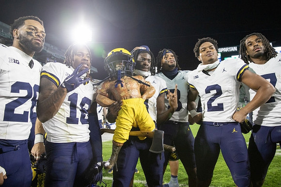Michigan Team and Paul Bunyan Trophy