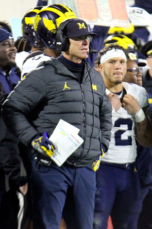 Jim Harbaugh and Blake Corum (2)