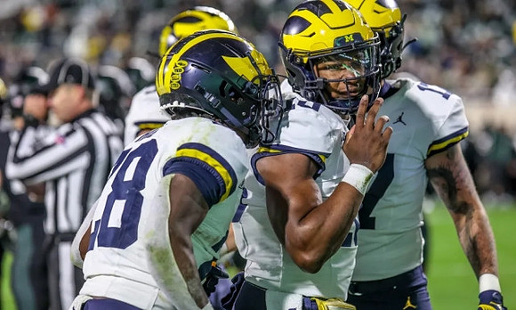 Quinten Johnson (28), Zeke Berry (10), and Braiden McGregor (17)