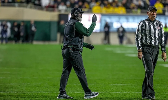 Michigan State Head Coach Harlon Barnett