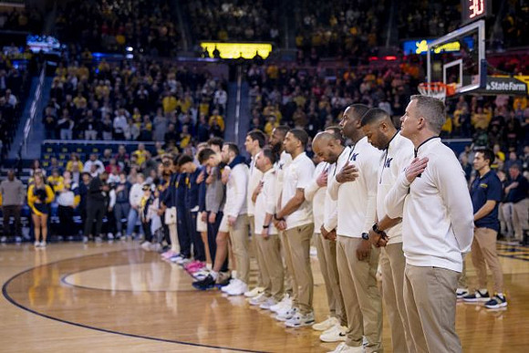 Dusty May and Michigan Team