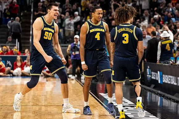 Vladislav Goldin (50), Nimari Burnett (4), and Tre Donaldson (3)
