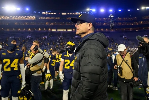 Jim Harbaugh and Michigan Team