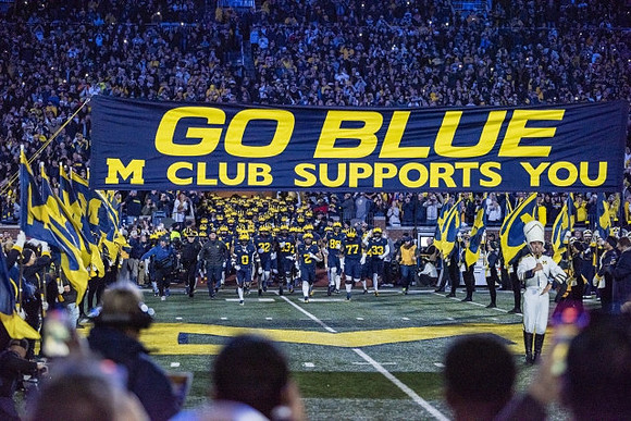 Michigan Team and Michigan Band