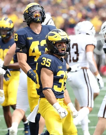 Caden Kolesar (35) and Andrew Russell (43)