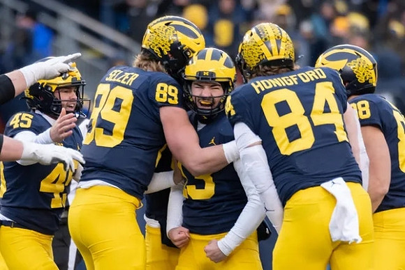 Greg Tarr (45), Carter Selzer (89), Jake Moody (13), Joel Honigford (84), and Matthew Hibner (88)