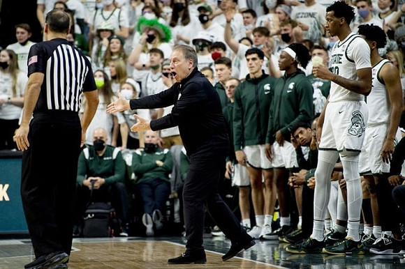 Michigan State Head Coach Tom Izzo